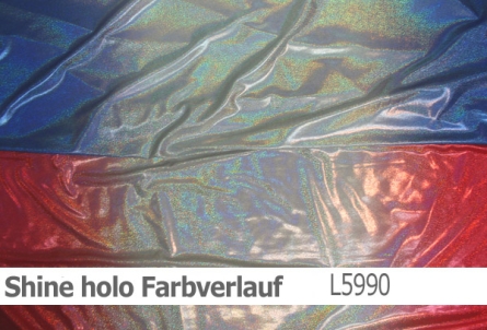 Preview: Lycra - Design Shine holo Farbver. farbig-silber