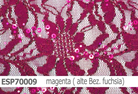 elastische Spitze mit Pailletten - ESP70009 - Reste