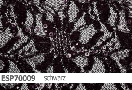 Preview: elastische Spitze mit Pailletten - ESP70009 - Reste