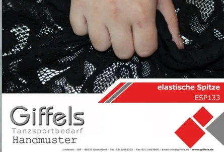 Handmuster - elastische Spitze ESP133