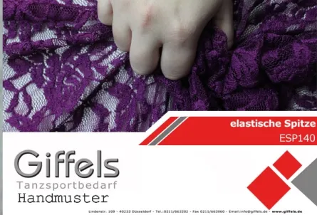 elastische Spitze-ESP140-Handmuster