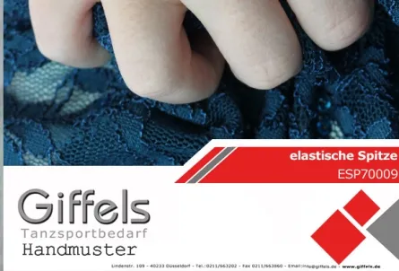 elastische Spitze-ESP70009-Handmuster