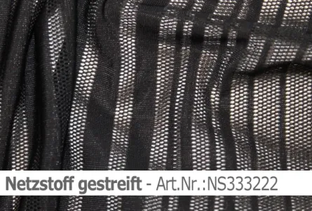 Netzstoff mit Streifenmuster