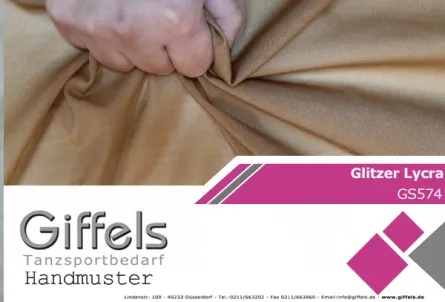 Handmuster - Glitzer-Lycra GS574