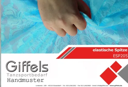 Handmuster - elastische Spitze ESP205