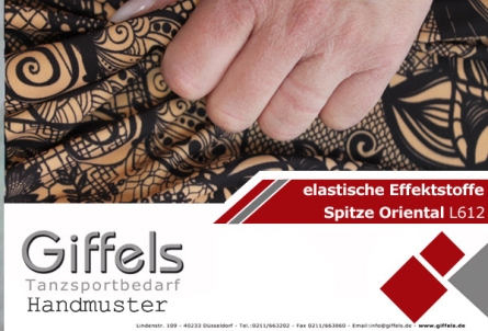 Handmuster - Spitze Oriental L612