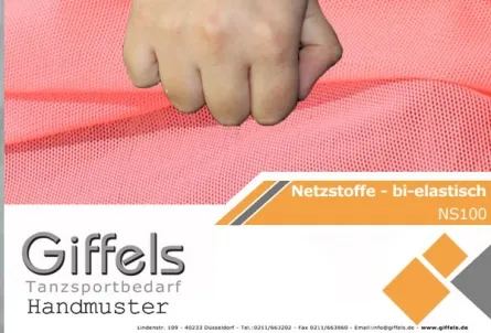 Netzstoffe bielastisch-NS100-Handmuster