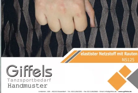 Handmuster - Netzstoffe mit Rauten NS125