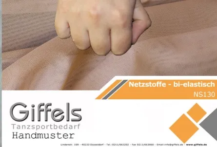 Netzstoffe bielastisch-NS130-Handmuster