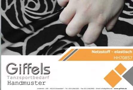 Handmuster - Netzstoffe Rosenmotiv NS70857