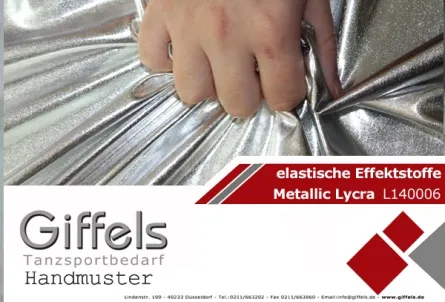 Handmuster - Metallic Lycra L140006