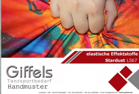 Handmuster - Stardust mit Lurex L567