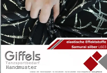 Handmuster - Samurai silber L603