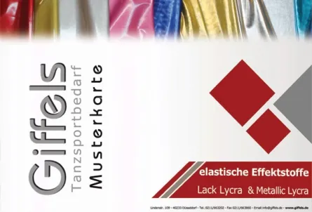 Musterkarte - Metallic Lycra L140006