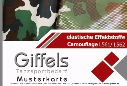 Musterkarte - Camouflage L561, L562