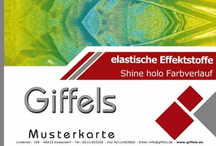 Musterkarte - Shine holo Farbverlauf