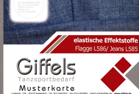 Musterkarte - Jeans L585