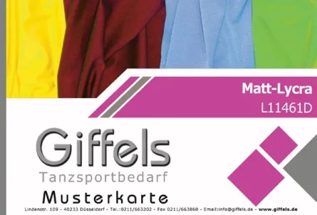 Musterkarte - Matt Lycra L11461D