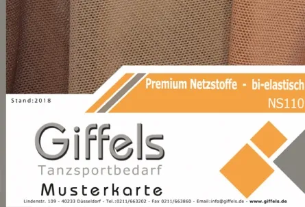 Musterkarte - Premium-Netzstoff- NS110