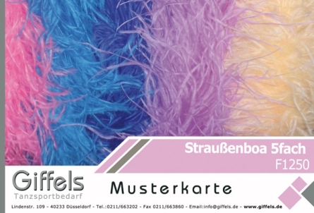 Musterkarte - Straussenboa