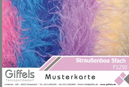 Musterkarte - Straussenboa