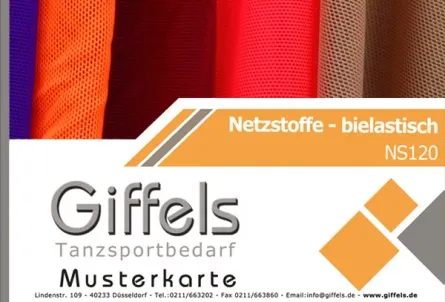 Musterkarte - Netzstoff- Stretch Net NS120