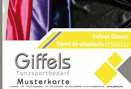 Musterkarte - Velvet Gloss bi-elastisch EPS60212