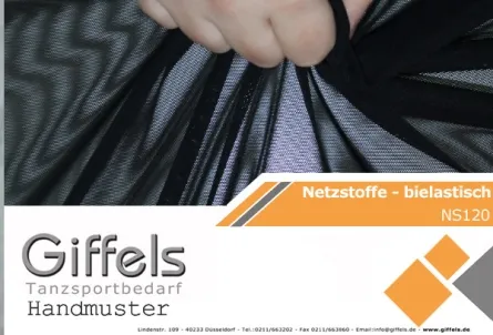 Netzstoffe bielastisch-NS120-Handmuster