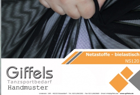 Handmuster - Netzstoffe bielastisch NS120 haut