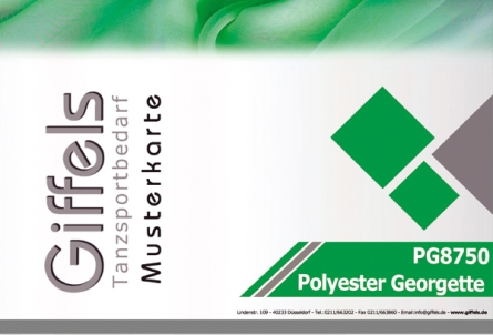 Musterkarte - Polyester Georgette PG8750