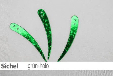 Spezialpailletten - Sichel groß