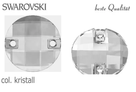 Swarovski Aufnähsteine Chess- board - col.kristall