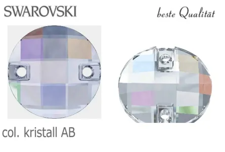 Swarovski Aufnähsteine Chess- board - col.kristall AB