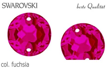 Swarovski Aufnähsteine Xirius 12mm - col.fuchsia