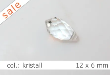 Tropfen - 12x6mm - col.kristall