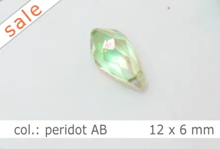 Tropfen - 12x6mm - col.peridot AB