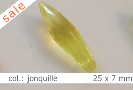 Tropfen - 25x7mm - col.jonquille