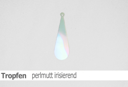 Spezialpailletten - Tropfen