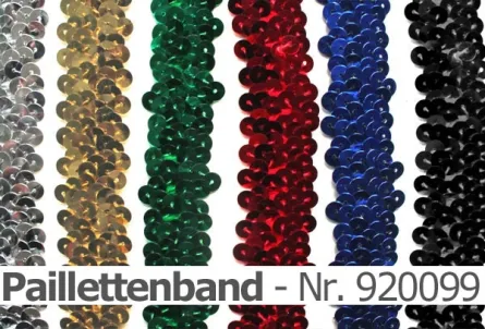 Paillettenband - extra breit
