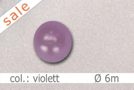 Wachsperlen - 6mm - col.violett
