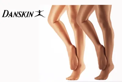 Glanzstrumpfhose - Ultra Shimmery - light toast & toast