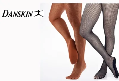 Netzstrumpfhose- Professional Fishnet -schwarz & suntan