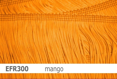 elastische Tactel-Franse 30cm - reduzierte Farben