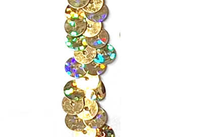 Holo Paillettenband - breit