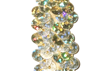 Holo Paillettenband - extra breit