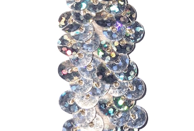 Holo Paillettenband - extra breit