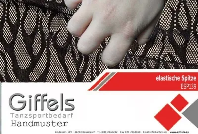 elastische Spitze-ESP138-Handmuster