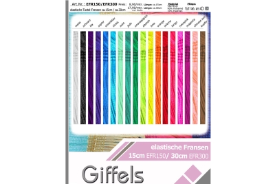 elastische Tactel-Franse 30cm