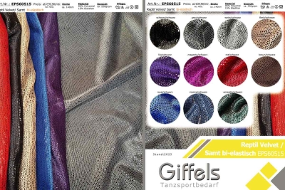 Samt - Design Reptil Velvet - Reste