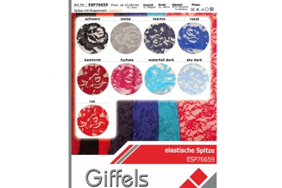 elastische Spitze  - ESP76659 - Reste
